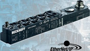 Beckhoff’s robust EtherNet/IP Fieldbus Box modules act as decentralised I/O
